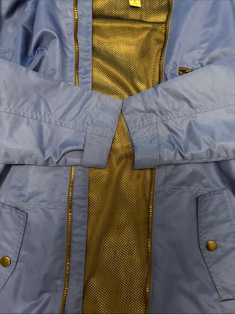 Men's Blue Hooded Jacket